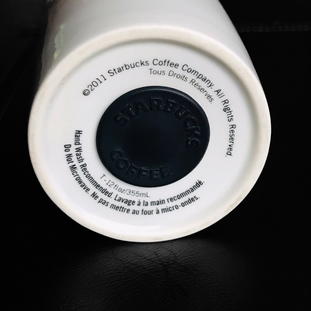 Starbucks Ceramic “Paper Cup” Tumbler 12 Oz. - Picture 3 of 5